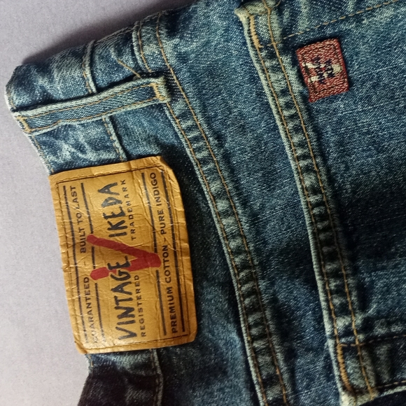Vintage MADE IN CANADA IKEDA GENUINE CLASSIC Denim Jeans UNISEX DAD STYLE - Picture 10 of 11